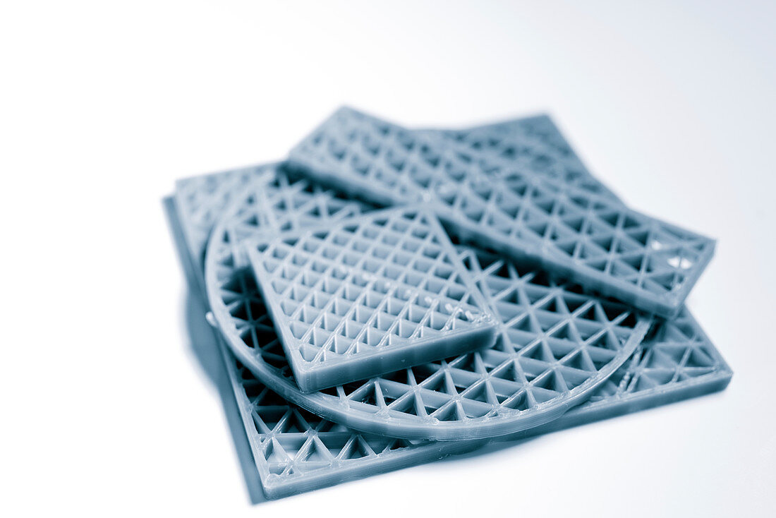 Metamaterial samples made on 3D printer