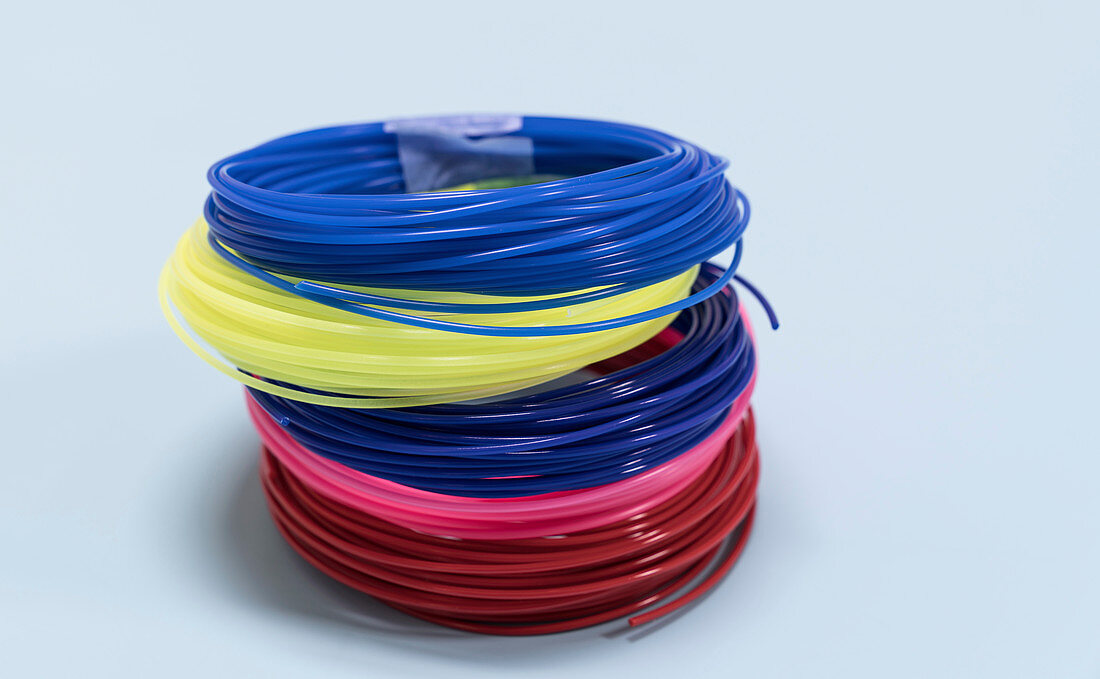 Plastic filaments for 3D printing