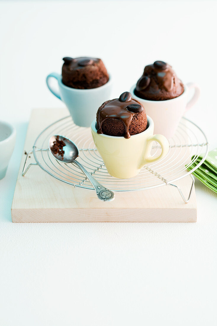 Chocolate mocha cupcakes