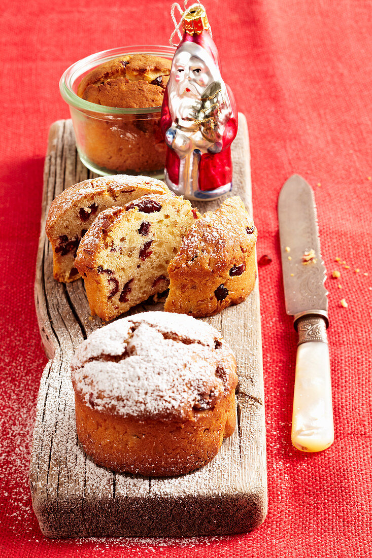 Mini-Cranberry-Hefekuchen