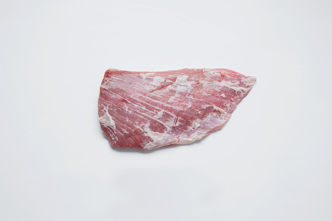 Pork 'fan' muscle between the back and bacon cuts