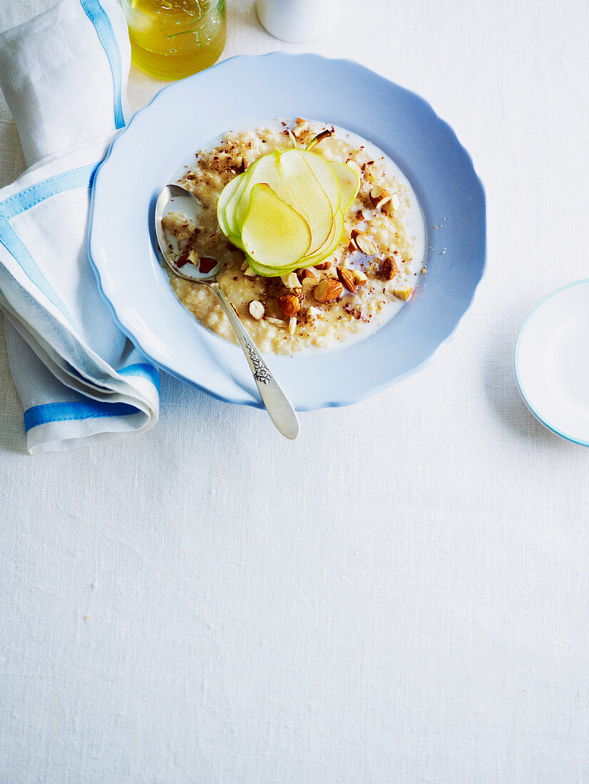 Pear and Almond Rice Porridge