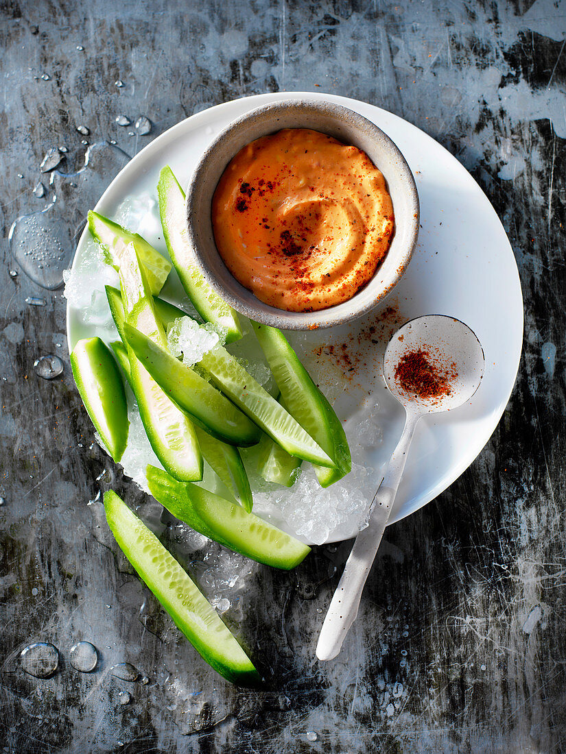 Spicy capsicum dip