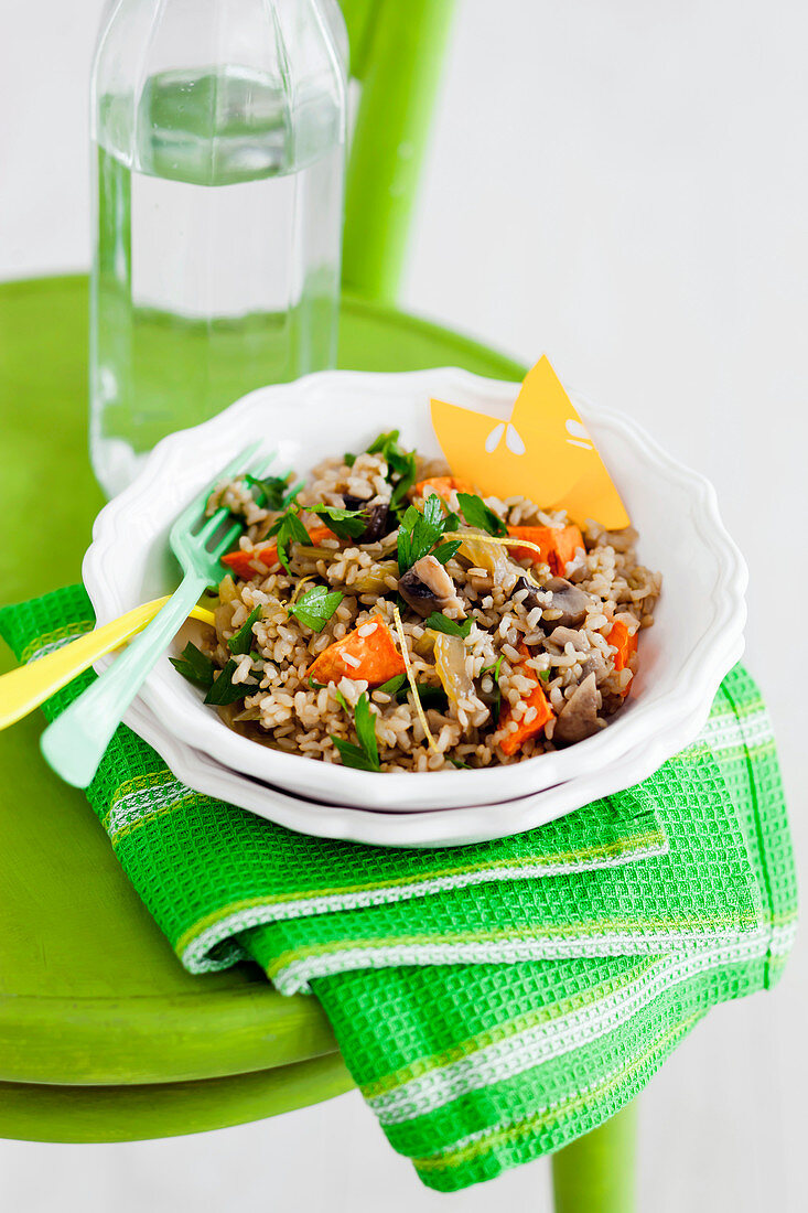 Gluten-free Brown Rice Pilaf