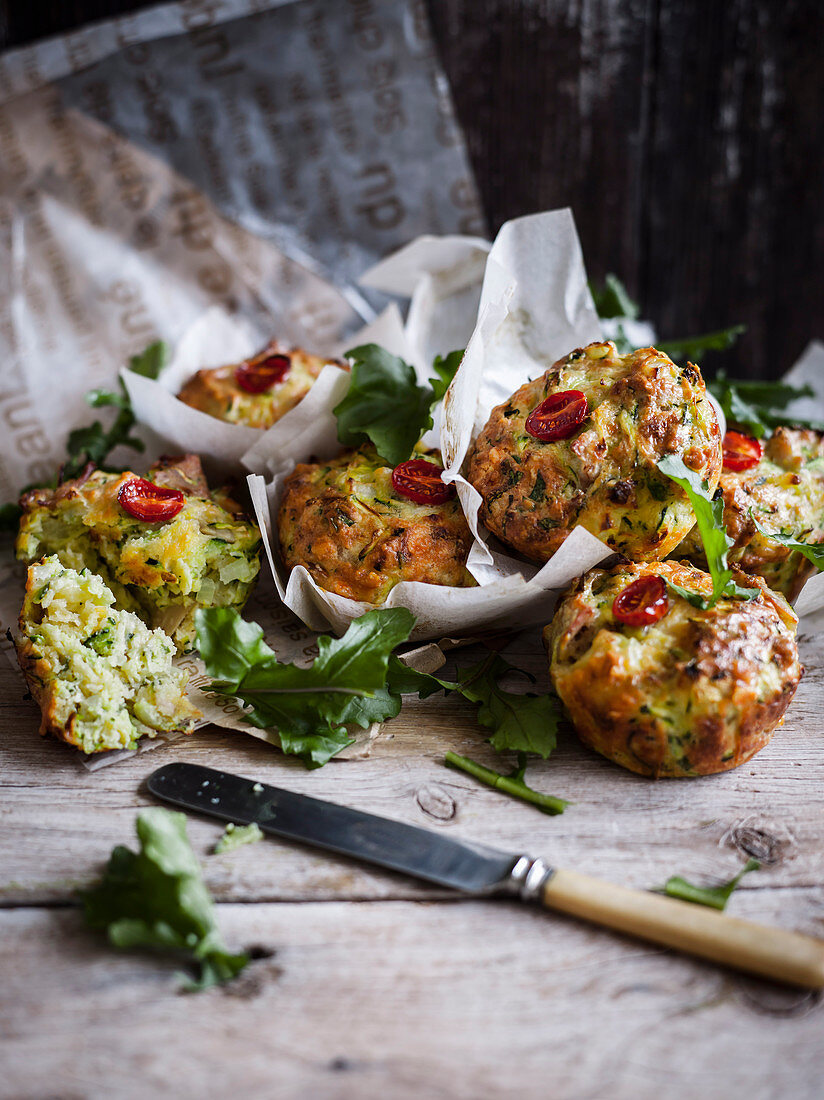 Chicken and Zucchini Cakes