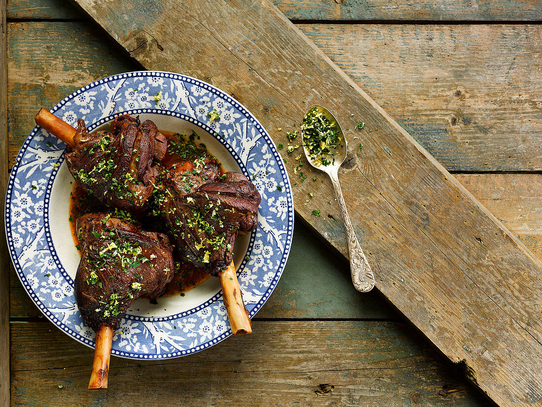 Lamb Shanks With Thyme