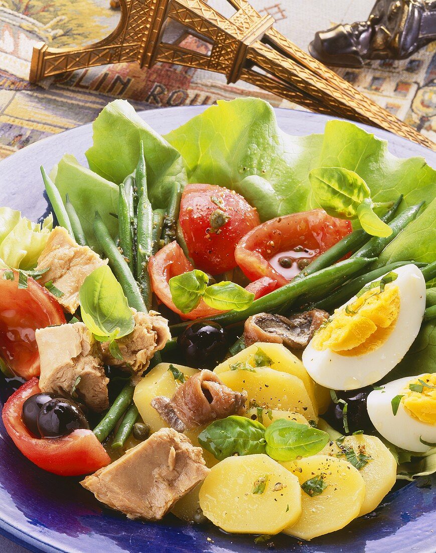 Salade Nicoise with Eiffel