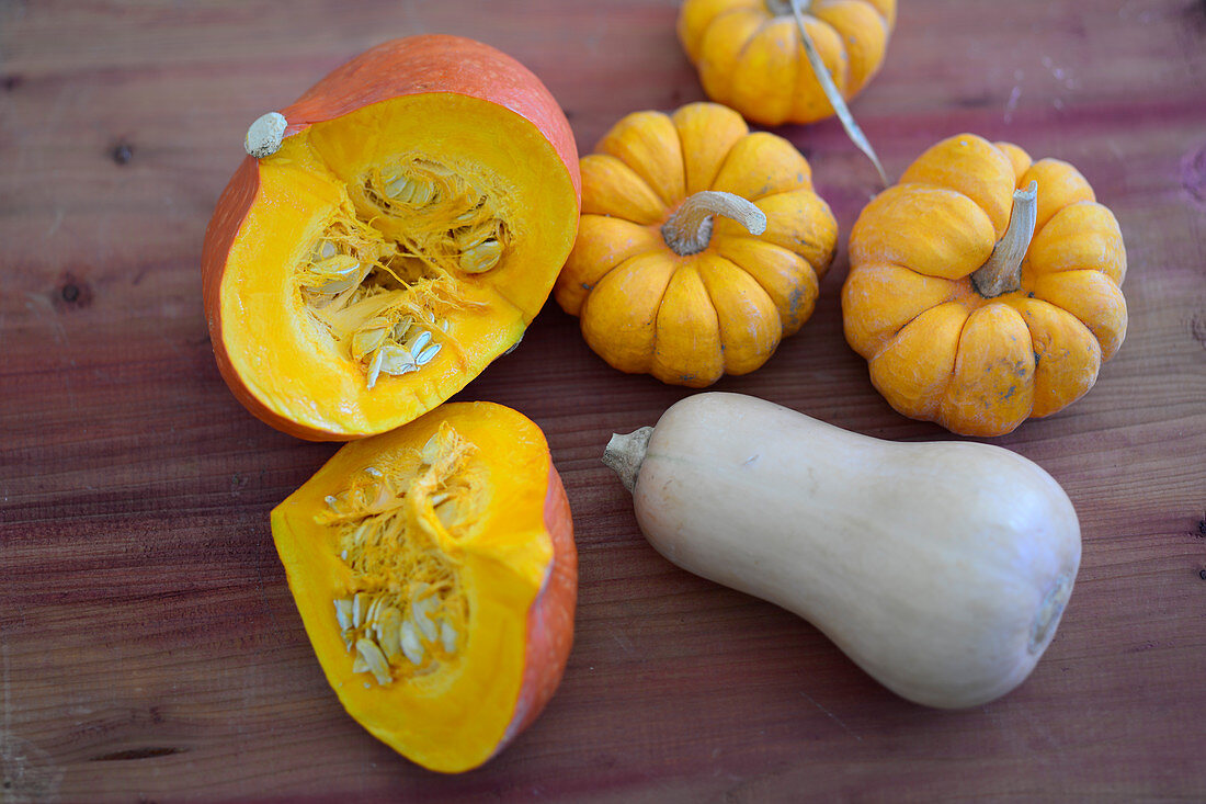 Various pumpkins