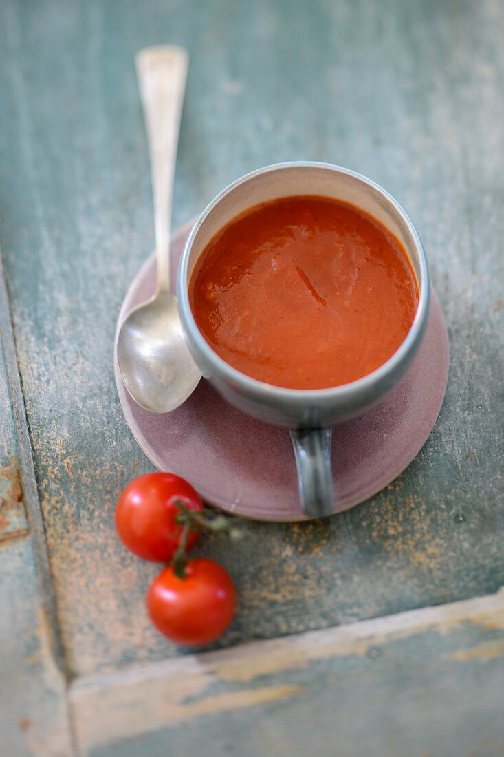 Kalte Tomatencremesuppe