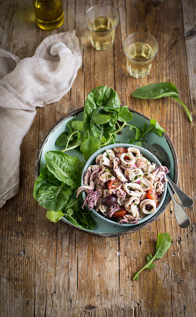 Calamari salad