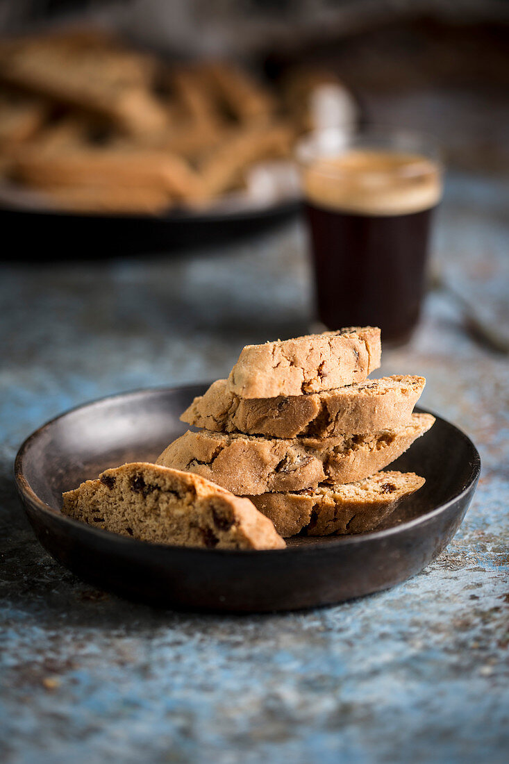 Biscotti und Espresso