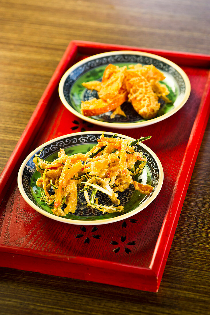 Vvegetable tempura, gluten-free