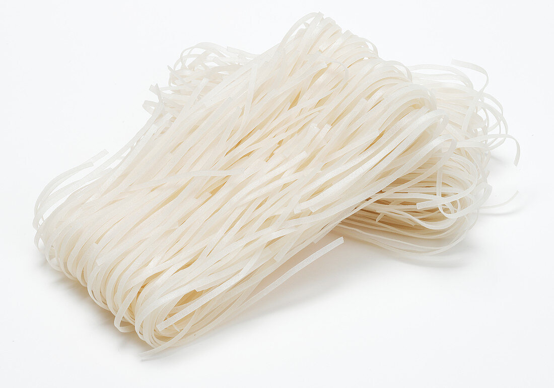 Oriental wide rice noodles