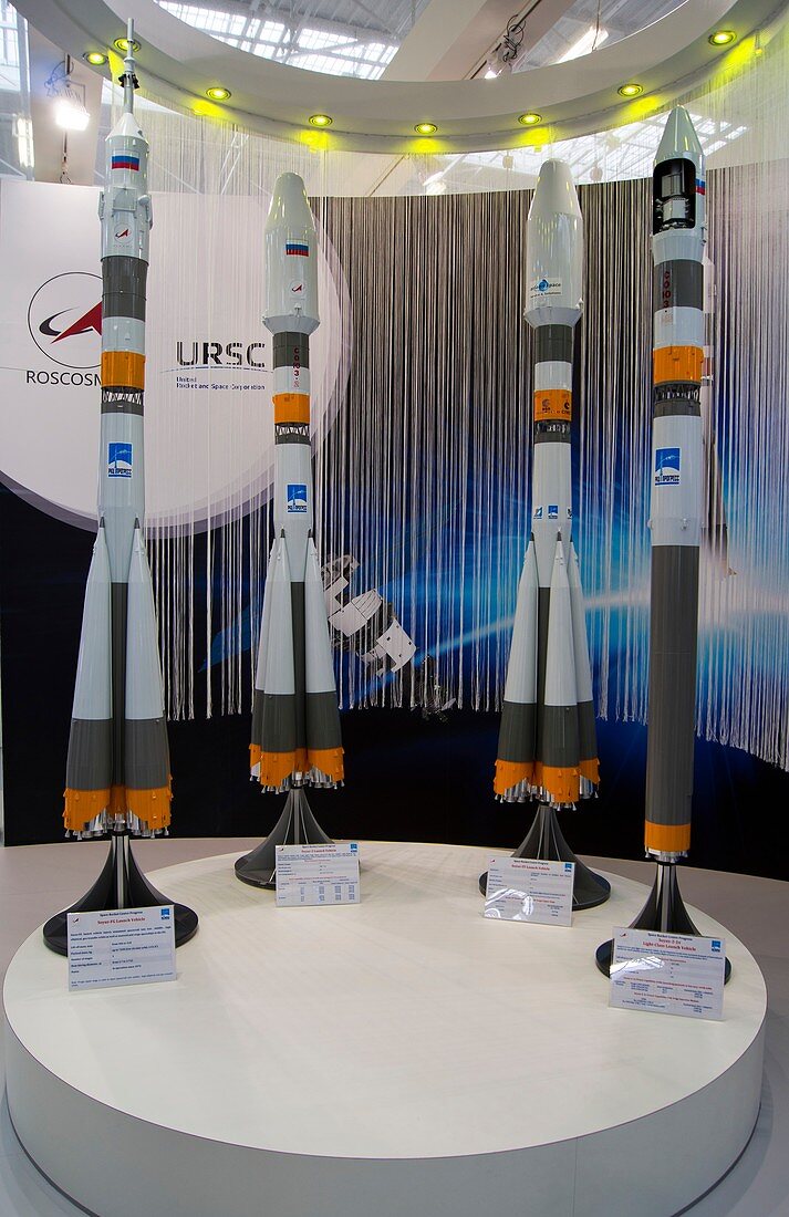 Soyuz rocket display