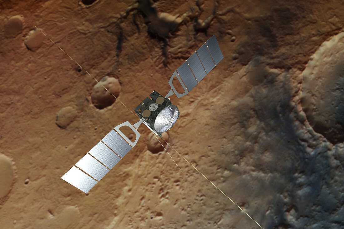 Mars Express spacecraft, illustration