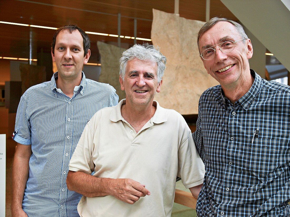 Meyer, Arsuaga and Paabo, human evolution researchers