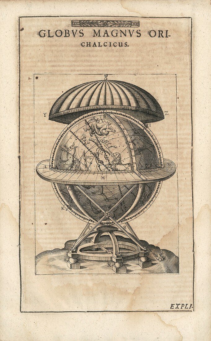 Great Brass Globe, illustration