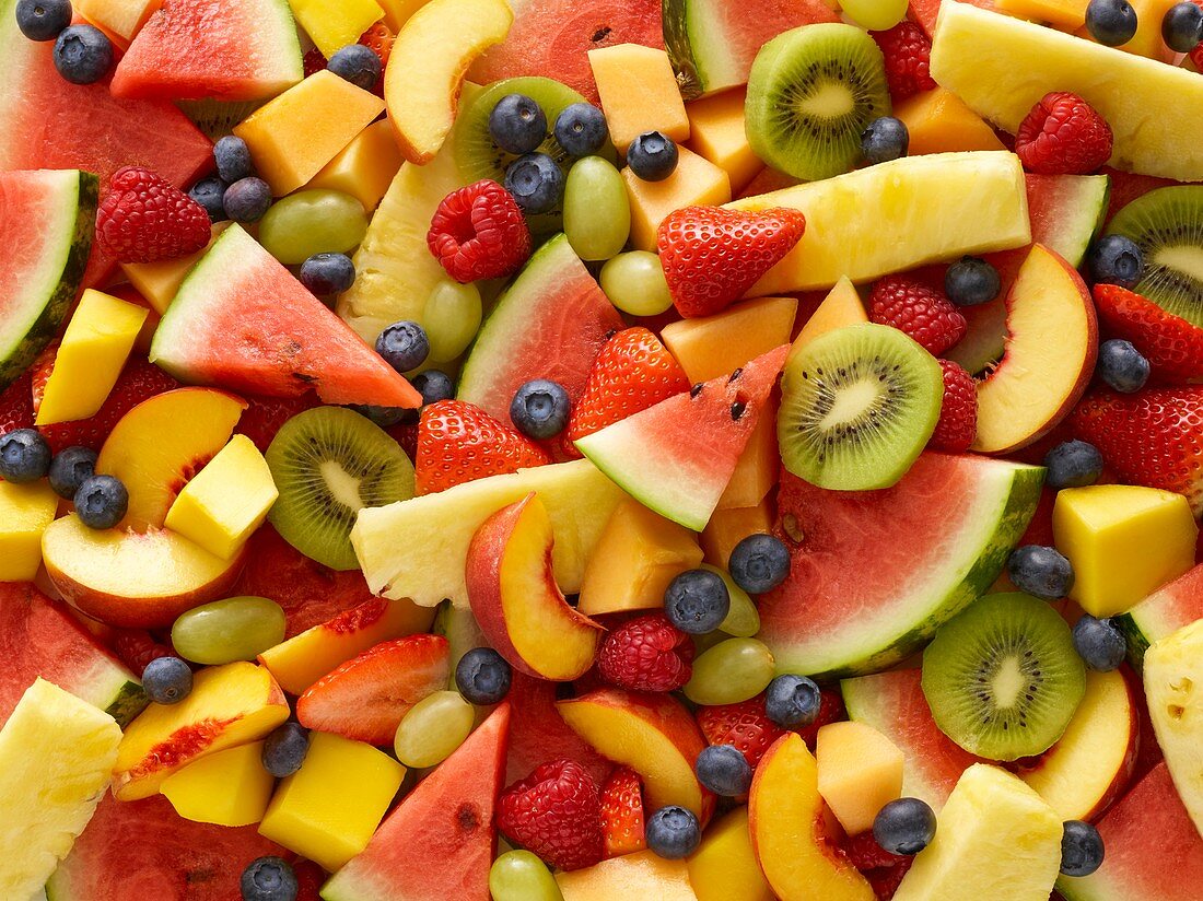 Variety of fresh fruit