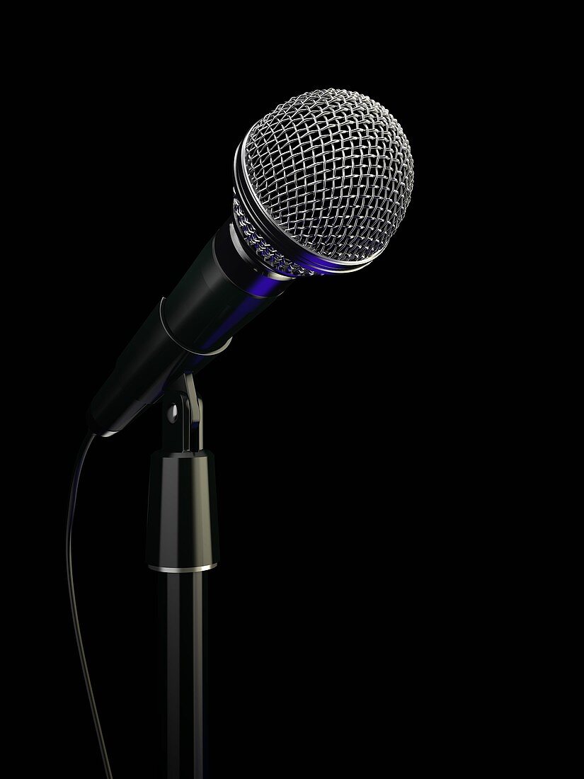 Microphone, illustration