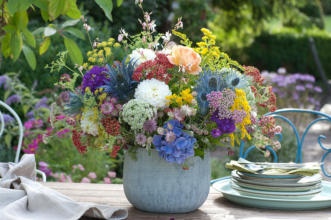 Colorful Bouquet From The Farmer Garden