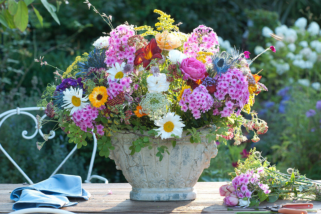 Colorful Bouquet From The Farmer Garden