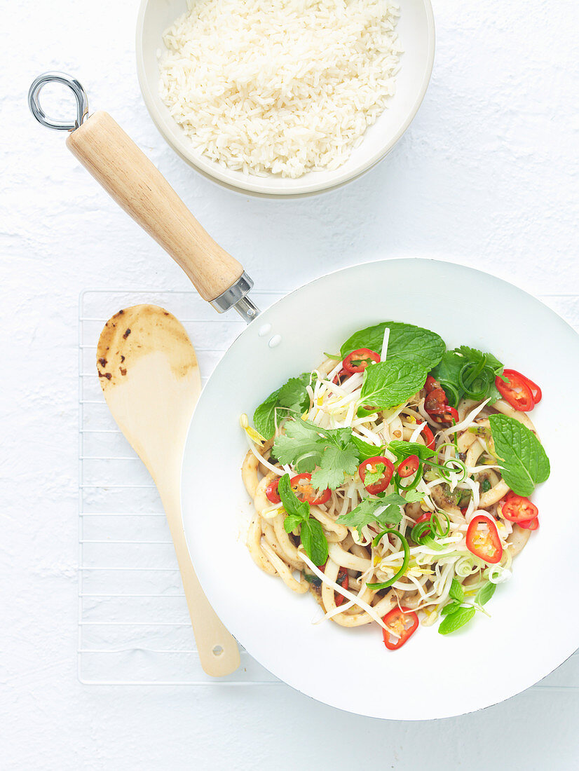 Spicy Black Squid Stir-fry