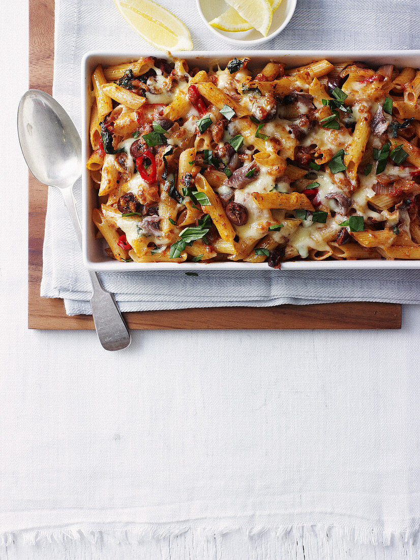 Penne Arrabiata Bake