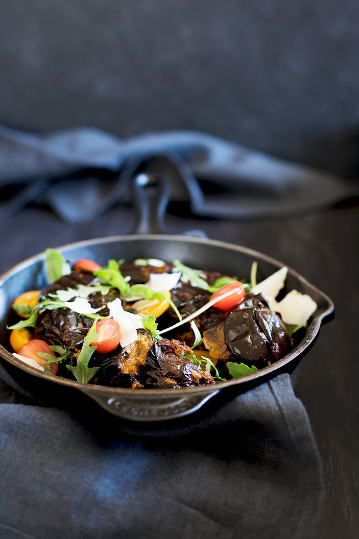 Parmigiana Di Melanzane (aubergine casserole, Italy)