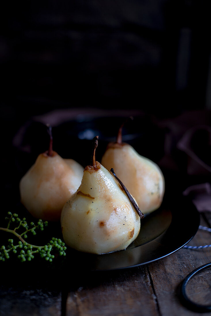 Pears en papilotte