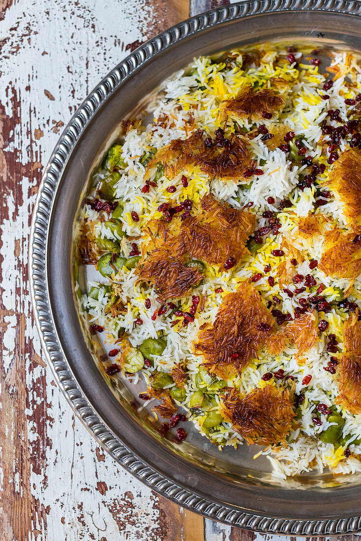 Chelo Persian Rice with Tahdigh