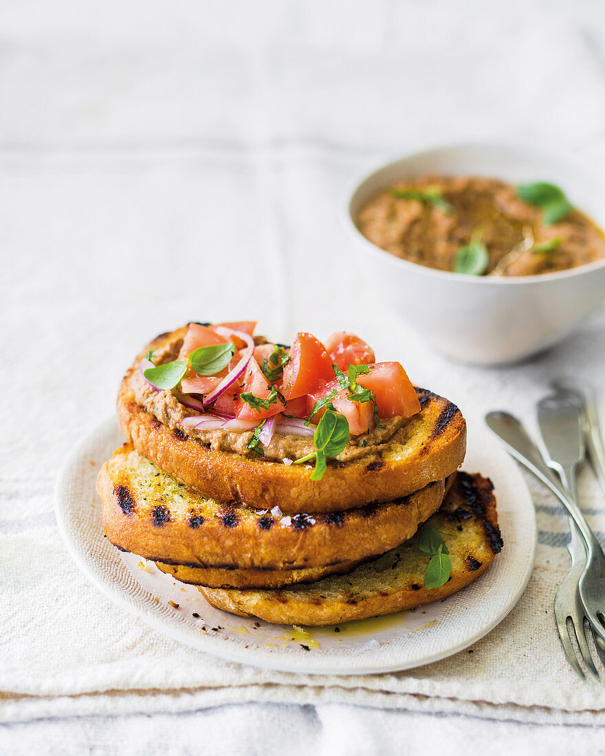 Pilchard pâté on toast