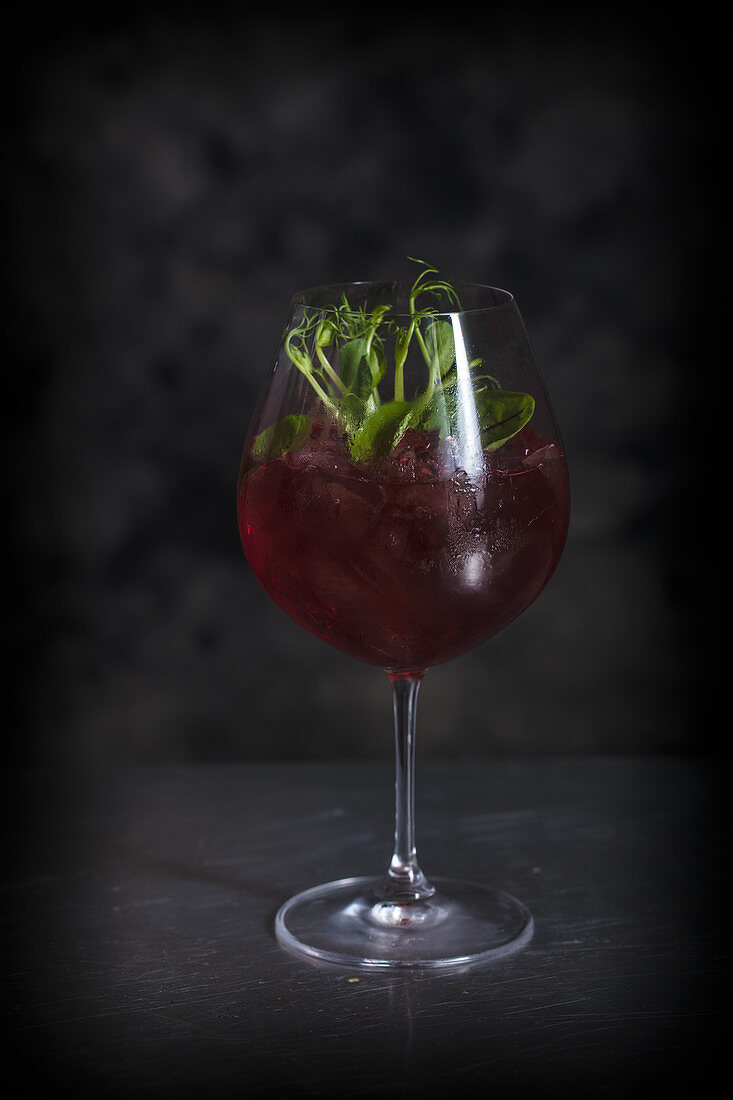 A port wine cocktail