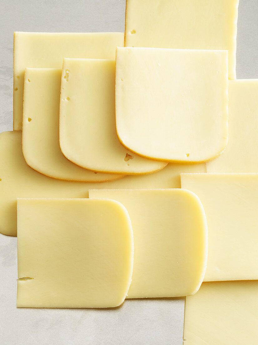 Cheese slices for raclette
