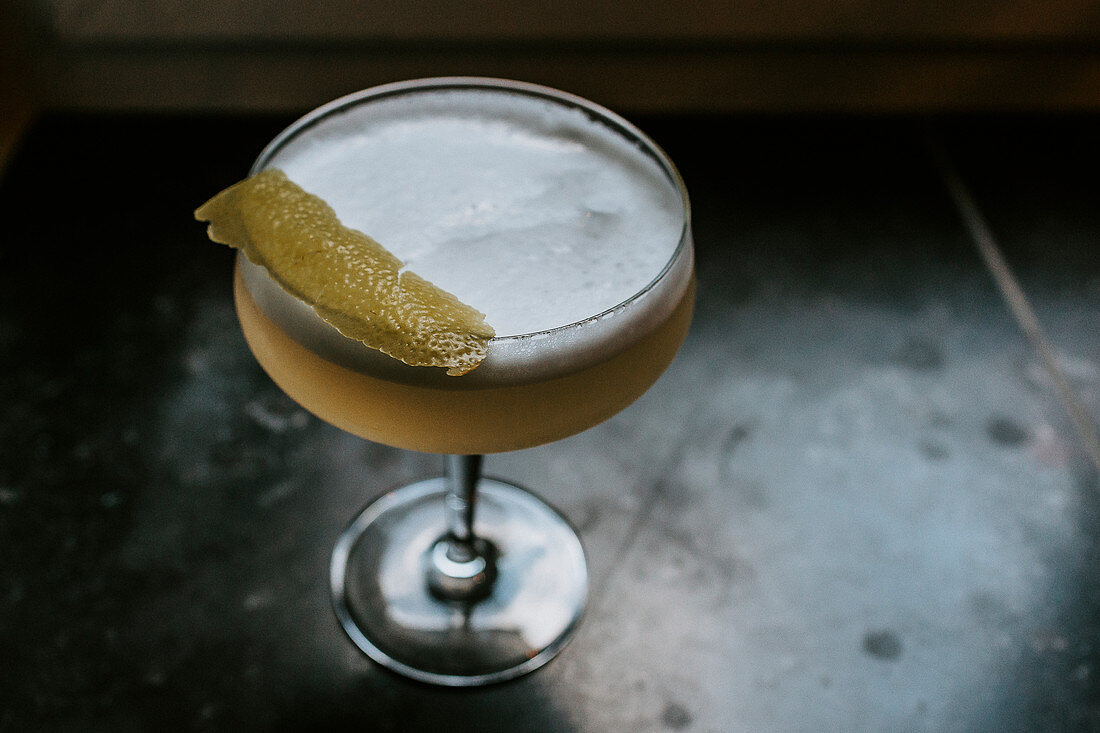 A glass of Citrus Gimlet