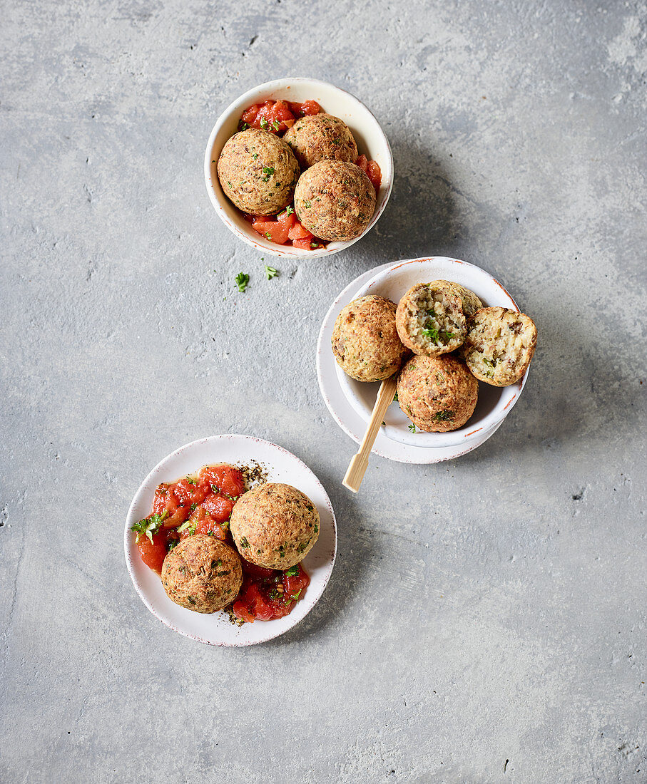 Würzige Sardinenbällchen aus der Heißluft-Fritteuse