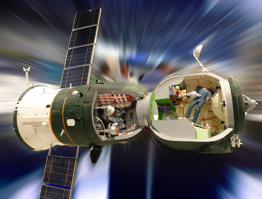 Soyuz TMA spacecraft model