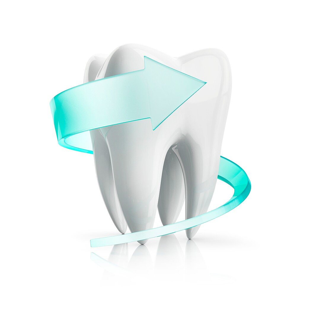 Tooth protection, conceptual illustration