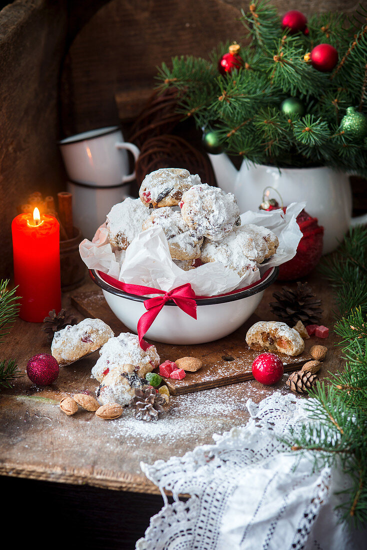 Stollenkonfekt zu Weihnachten