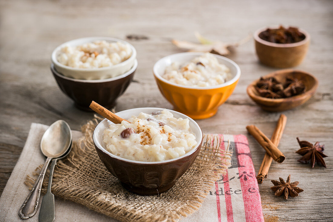 Spiced rice pudding