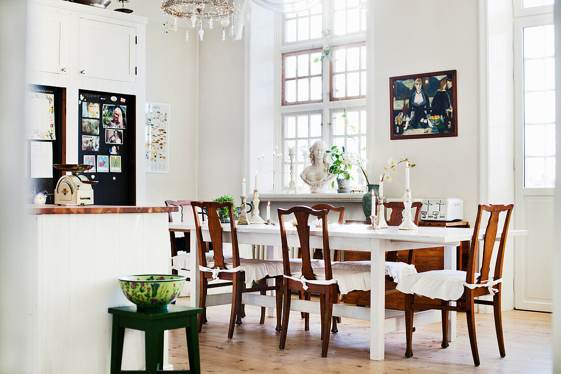 Dining area in period interior