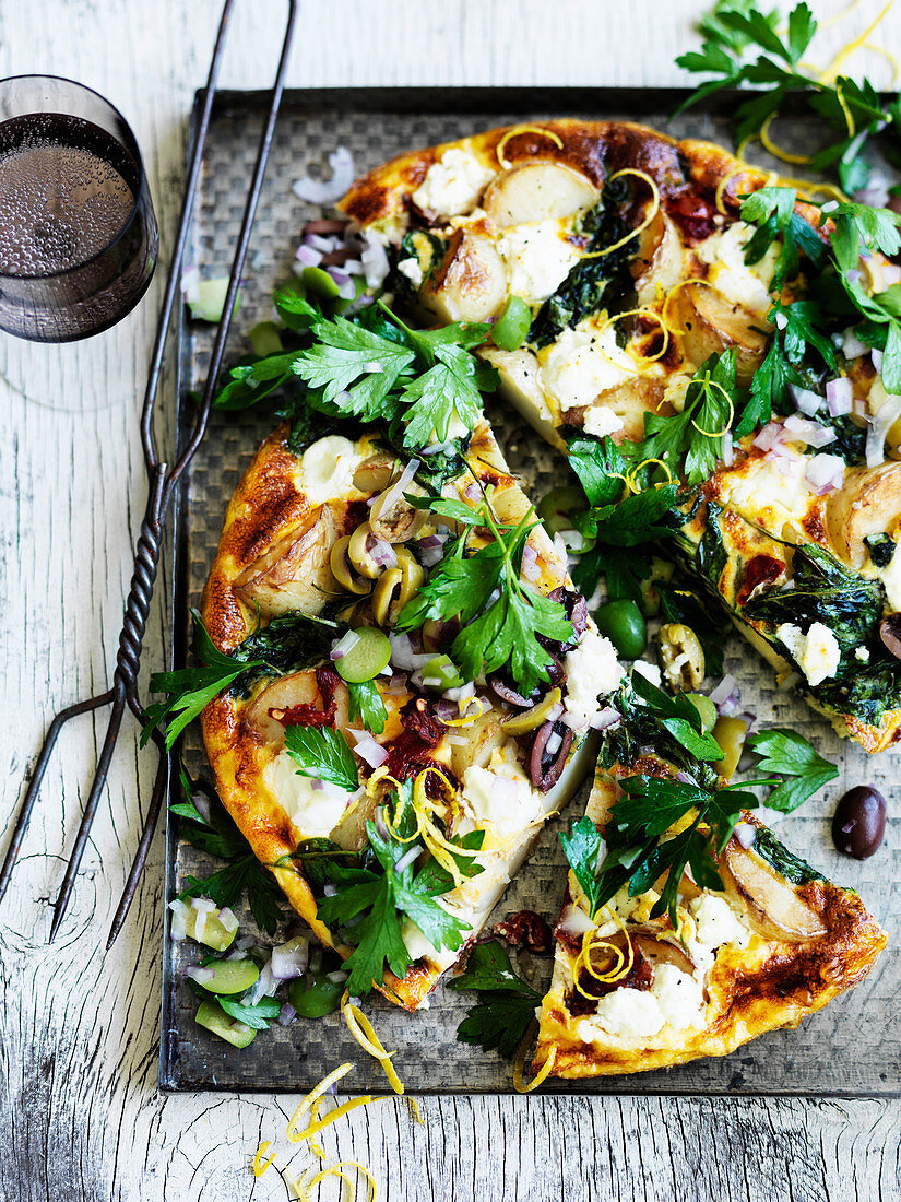 Potato and Spinach Frittata