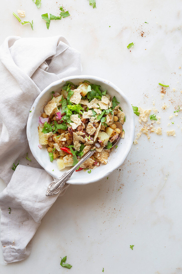 Cold lentil salad