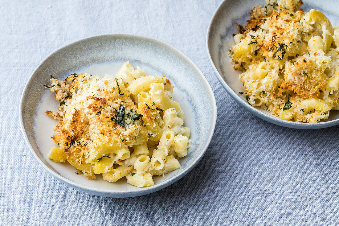 Mac and cheese with truffles