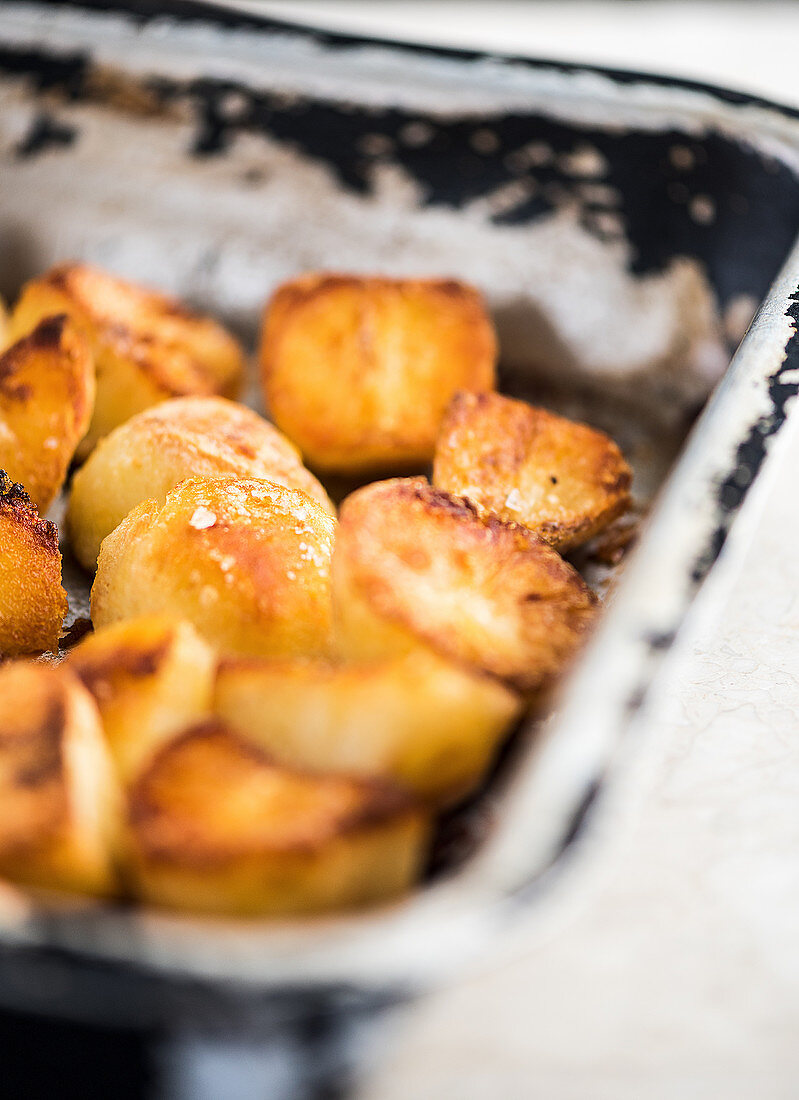 Oven-baked potatoes