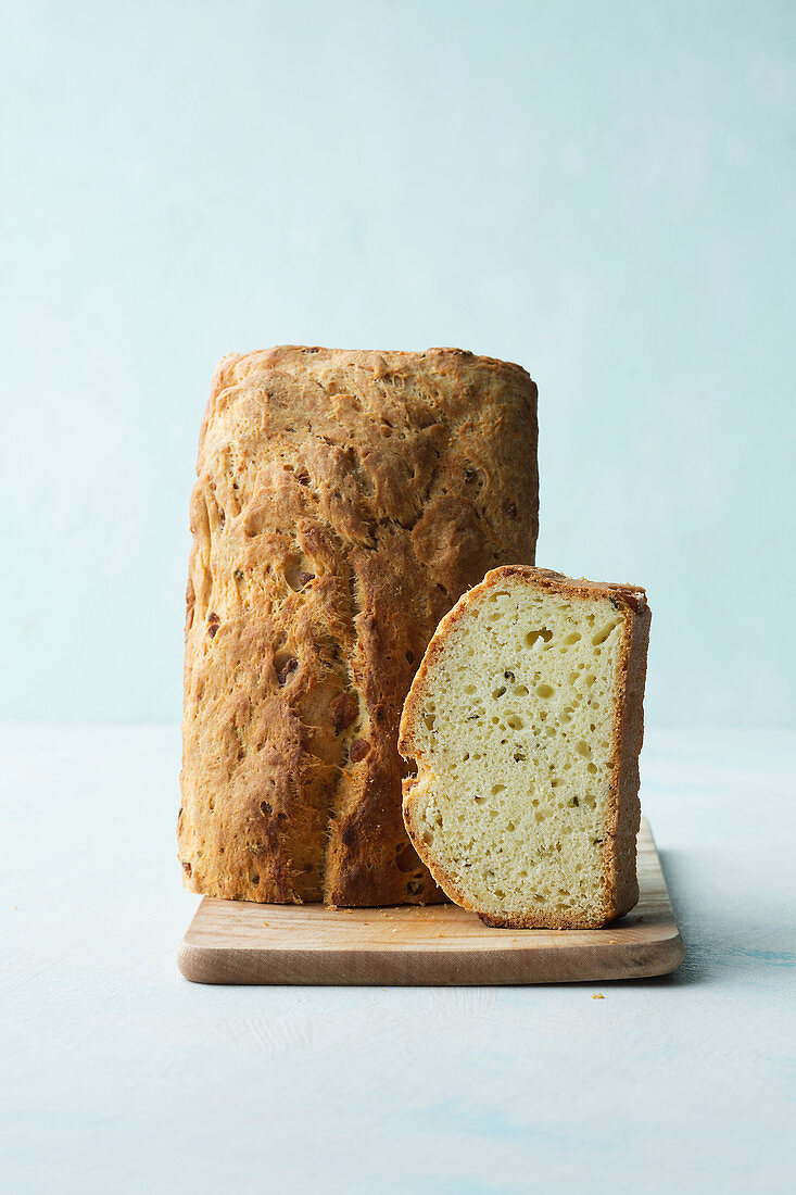 Buttery sheep's cheese bread