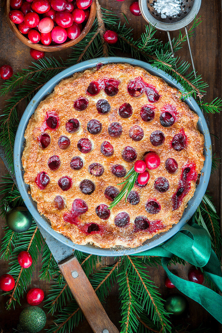 Cranberry pie