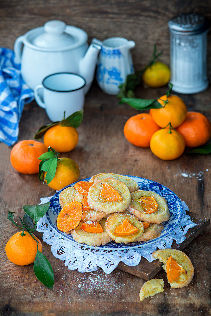 Tangerine cookies