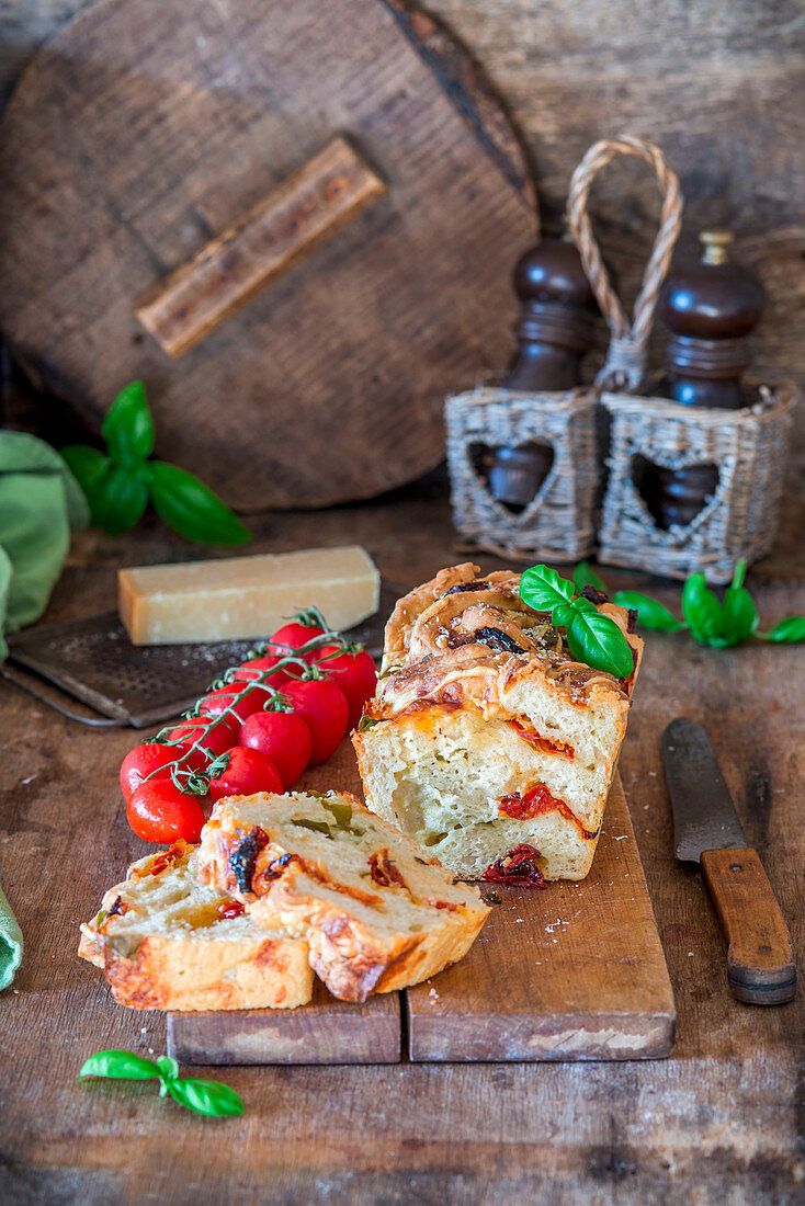 Tomaten-Käse-Brot