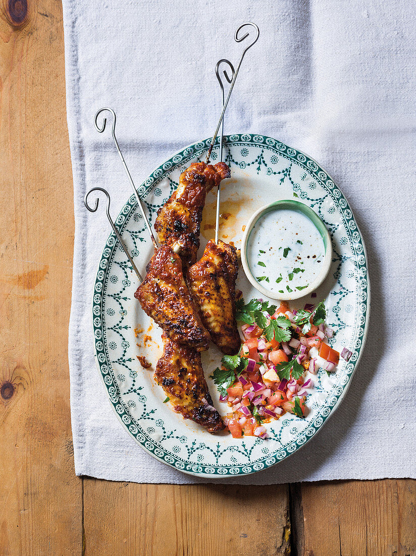 Butter chicken wings