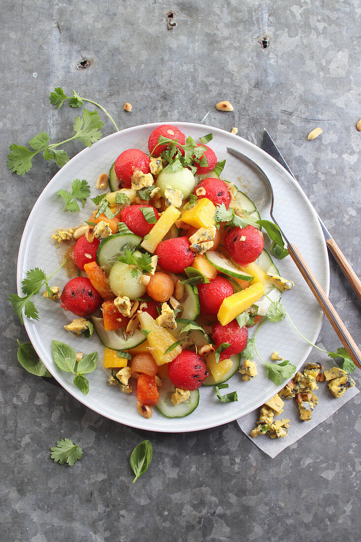 Fruit salad with mango